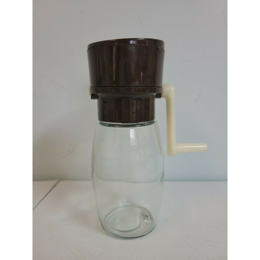 GEMCO Nuts, Herbs, Spices & Food Glass/Plastic Grinder Chopper Mill  *Vintage*